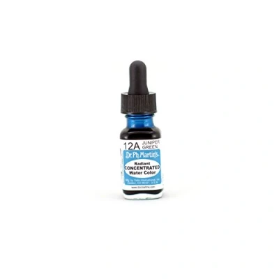 Image of Dr. Ph. Martin&#039;s Radiant Concentrated Water Color, 0.5 oz, Juniper Green (12A)