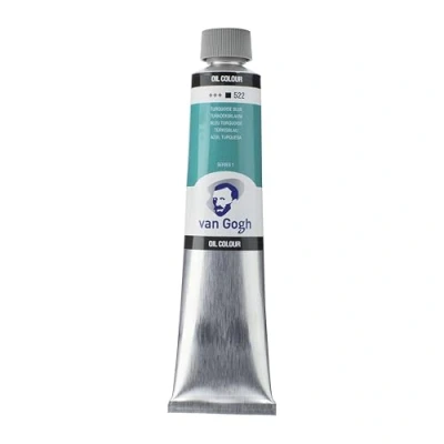 Image of Van Gogh Paint Oil Turq, Turquoise Blue, One Size