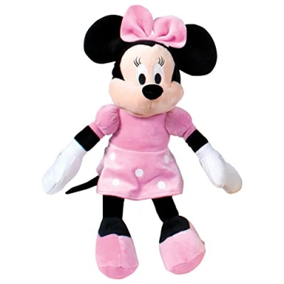 Image of Minnie Mouse Plush Toy Pink (Famous 760011896), Multi Colour, 18 x 7 46