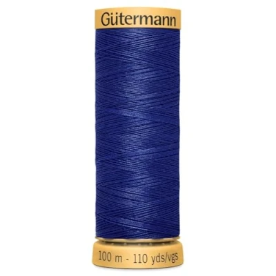 Image of Gutermann Natural Cotton 100m Quilting Sewing Machine Thread Blue 4932