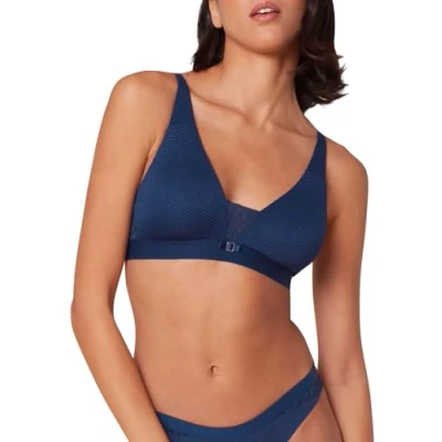 Image of Triumph Women&#039;s Aura Spotlight T N Bra, Dark Blue, 40D