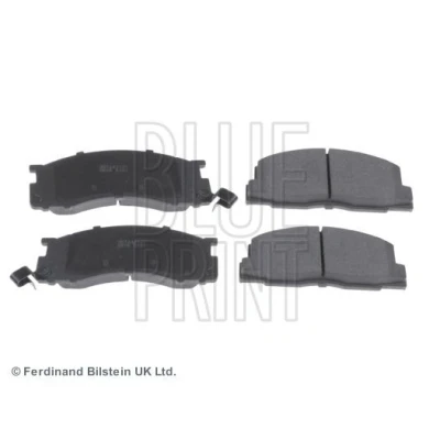 Image of 0446528030, 0446528040, 0446528080, 0446528160, 0446528170 Brake pad set BLUE PRINT ADT342127 Front Axle with acoustic wear warning