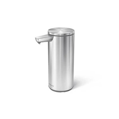 Image of simplehuman Sensor Pump, Stainless Steel, Brushed, 266ml Rechargeable (2024 Model)