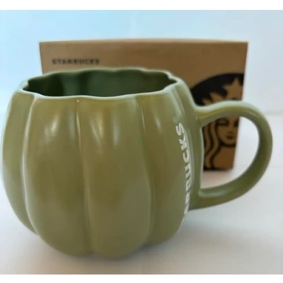 Image of STARBUCKS Limited Edition Pumpkin Halloween Mug 2024 in Green