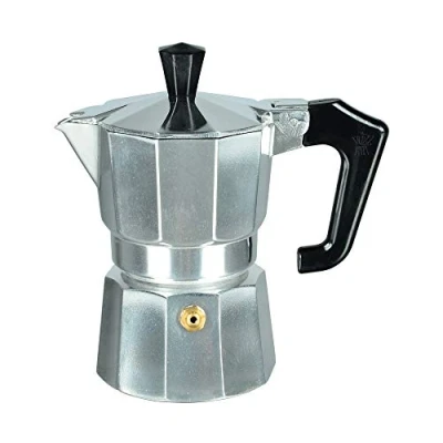 Image of Pezzetti Stove Top Moka Espresso Italian Coffee Maker Pot 1,2,3,6,9,14 Cup (1 Cup)