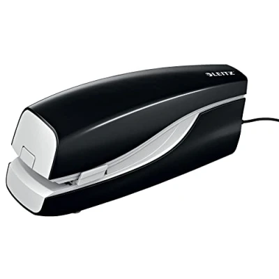 Image of Leitz 55330095 5533 NeXXt Electric Flat Clinch Stapler, Black