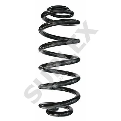 Image of 33536779862, 33536779863 Coil spring SUPLEX 06422 Rear Axle Mini Block, with inconstant wire diameter yellow, pink BMW: X5
