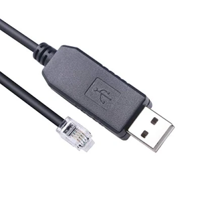 Image of USB RS232 RJ9 for Celestron Scope Control Cable, Nexstar Hand Upgrade Cable (6ft, to RJ9)