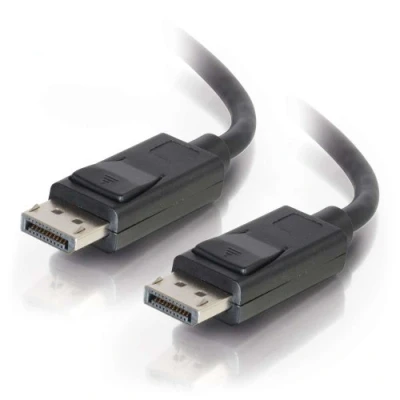 Image of C2G 54405 DisplayPort Cable with Latches M/M Digital Audio Video, Black (35 Feet, 10.66 Meters)