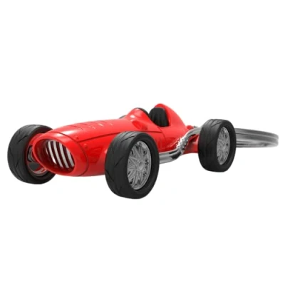 Image of O meta[l]morphose Metalmorphose MTM221 01 Retro Car Key Ring, Red, One Size