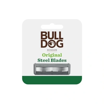 Image of Bulldog Skincare Original Steel Blades Men&#039;s Razor Blade Refills Contains 4 Heads