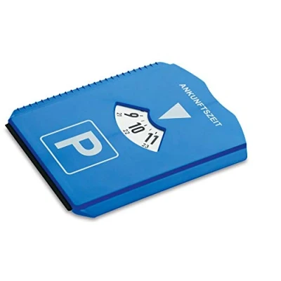 Image of Volkswagen 000087703LS Parking Disc Clock Ice Scraper with VW Logo