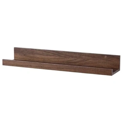 Image of I K E A MOSSLANDA Picture ledge, walnut effect55 cm + finchley refill pen (1)