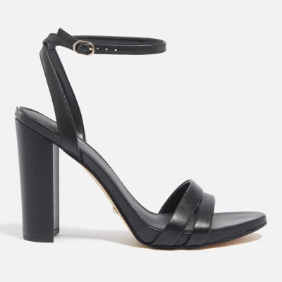 Image of Guess Women&#039;s Fynlee Leather Heeled Sandals UK 8