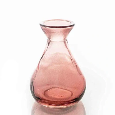 Image of Grehom Recycled Glass Bud Vase (Set of 2) Classic (Blush); 10 cm