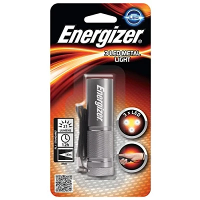 Image of Energizer Value Metal Torch Requires 3 x AAA Batteries