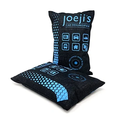 Image of Joejis 2 x 500g Car Dehumidifier Reusable Bags Silica Gel Absorb Moisture to prevent Fog Condensation Damp Window Demister