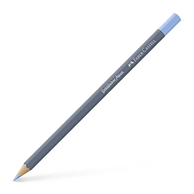 Image of Faber Castell Creative Studio Goldfaber Aqua Watercolour Pencil, (146), Sky Blue Pastel, Single For Art, Craft, Drawing, Sketching, Home, School, University, Colouring