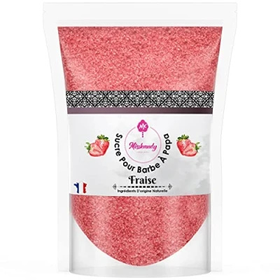 Image of Misskandy Candy Floss Sugar 500Gr (Natural Flavours and Colours) Strawberry
