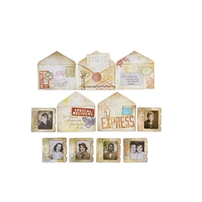 Image of Sizzix Thinlits Die Set 54PK Specimen by Tim Holtz 665930 Chapter 3 2022