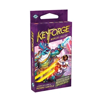 Image of Fantasy Flight Games FFGKF05 KeyForge: Worlds Collide Deck, Mixed Colours