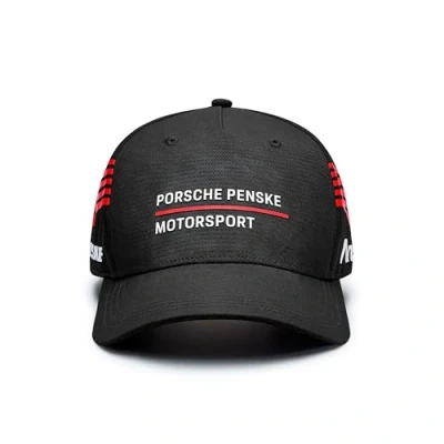 Image of Porsche Penske Motorsport Team Hat Black One size Fits Most, Black,