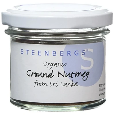 Image of Steenbergs Organic Ground Nutmeg Standard Jar 40g