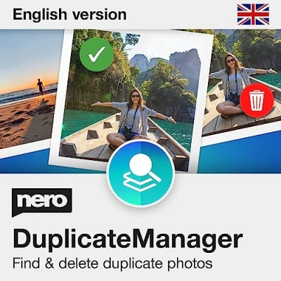 Image of Nero DuplicateManager Photo find and delete duplicates manage your photos 1PC Software for Windows 11 /10 / 8 7 perpetual license