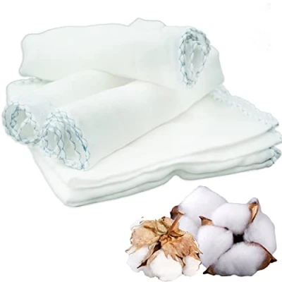 Image of 10 Pcs Muslin Face Cloths, 30x30cm Cotton Pack Facial Towels Reusable Skin Friendly Cleansing Cloths Remover for Makeup Removal Cleaning