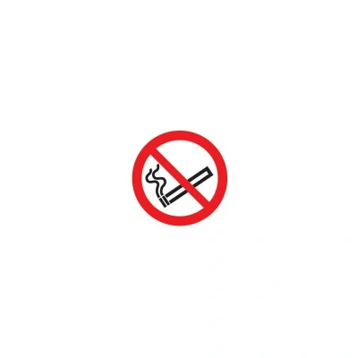 Image of Sitesafe NO Smoking Rigid PVC Symbol Sign 100 x 100mm