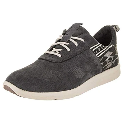 Image of TOMS Women&#039;s Cabrillo Polyester Sneaker, 4.5 UK, Black Terry Cloth