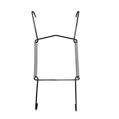 Image of Invisible Plate Hangers for Wall Decorative Dish Display Holders Hanging Wires Spring Hook Holder Fit to Hang on (Black Hanger, 19 25 cm (7.5 10 Inch))