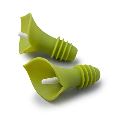 Image of Zeal W228L Bottle Stopper, Lime Set of 2