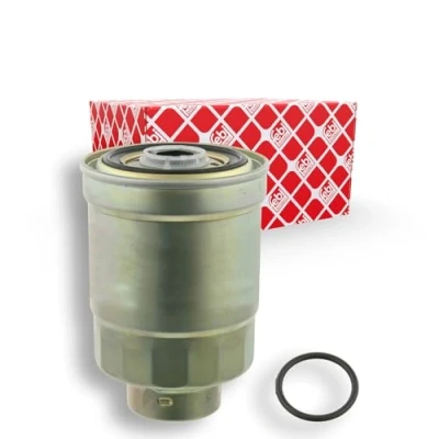 Image of 0K60C23570, oK60C23570 Fuel Filter FEBI BILSTEIN 26303 Spin on with seal ring HYUNDAI: H 1 MPV