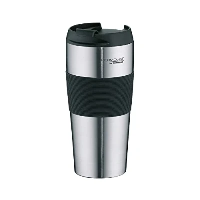 Image of Thermos ThermoCafé 4056.205.040 Thermal Insulated Drinking Cup Thermopro, 0,4 L, Stainless Steel, Matt