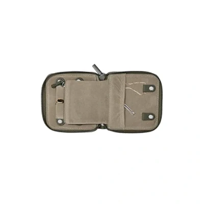 Image of Stackers Olive Green Compact Jewellery Roll