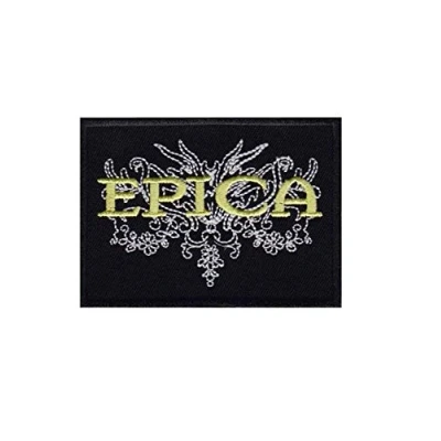 Image of Epica Square Symphonic Metal Band Patch Badge Embroidered Iron on Applique Souvenir Accessory