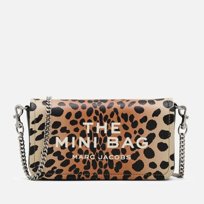 Image of Marc Jacobs The Mini Cheetah Print Leather Bag