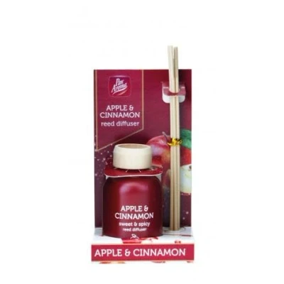 Image of Festive Reed Aromotherapy Diffuser 50ml Holiday Home Fragrance Freshener (Apple &amp; Cinnamon)