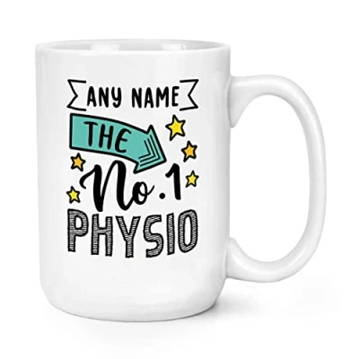 Image of Personalised No.1 Physio Name 15oz Large Mug Cup
