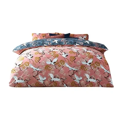 Image of furn. Demoiselle Duvet Cover Set, Navy, 230 x 220 cm