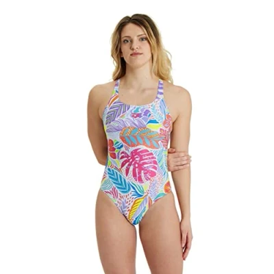 Image of Arena Women&#039;s Swim Pro Swimsuit, Black Multi, 32