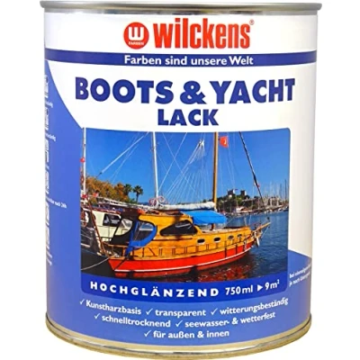 Image of Wilckens Boots &amp; Yacht Varnish 750 ml Boat Resin Clear