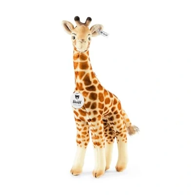 Image of Steiff Bendy Giraffe Plush Toy (Beige/Brown) 068041