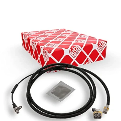 Image of 81271206101, 81271206119, 81271206182 ABS Sensor FEBI BILSTEIN 47330 Rear Axle Left, Right with grease 1200Ohm 2070mm 2150mm