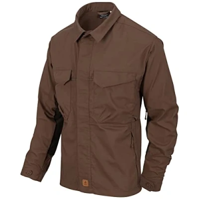 Image of Helikon Tex Men&#039;s Woodsman Shirt Earth Brown/Black A Size L