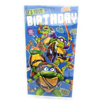 Image of Danilo TEENAGE MUTANT NINJA TURTLES OPEN BIRTHDAY CARD.