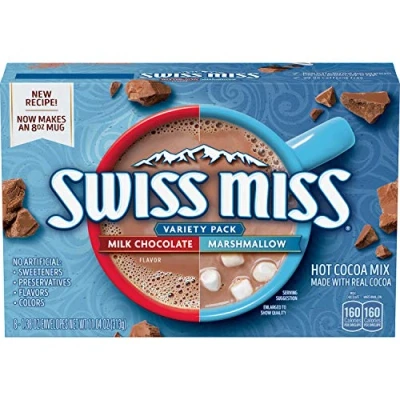 Image of Swiss Miss Classic Variety Pack 8 1.38 OZ ENVELOPEZ NET WT 11.04 (313g)g Milk Chocolate / Marshmallow [PICTURE MAY VERY]