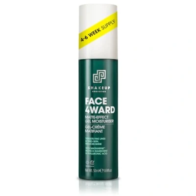 Image of Shakeup Mens Moisturiser Gel, Light weight &amp; Non greasy, Reduces Shine, Matte Finish, with Matmarine Hyaluronic Acid, Vegan Skincare, 50ml