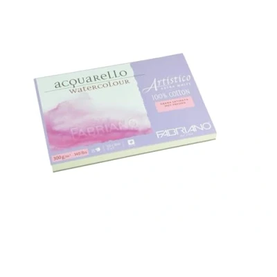 Image of Fabriano 71 00301218 AEW BL 4CO Watercolour Paper 12.5 x 18cm Extra White